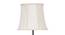 Savannah Off White Fabric Floor Lamp with Black Iron Base (Black) by Urban Ladder - Ground View Design 1 - 685419