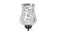 Audrey Multicolour Glass Floor Lamp with Black Iron Base (Black) by Urban Ladder - Ground View Design 1 - 685461