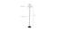 Ivy Off White Fabric Floor Lamp with Black Iron Base (Black) by Urban Ladder - Design 1 Dimension - 685476