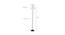 Jade Off White Fabric Floor Lamp with Black Iron Base (Black) by Urban Ladder - Design 1 Dimension - 685479
