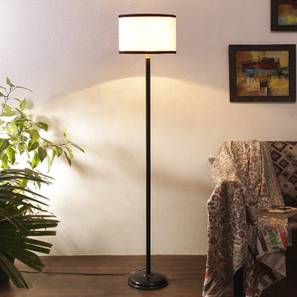 devansh Wendy Multicolour Fabric Floor Lamp with Black Iron Base-picture-20