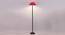 Hans Red Fabric Floor Lamp with Black Iron Base (Black) by Urban Ladder - Design 1 Side View - 685551