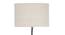 Flynn White Natural Fiber Floor Lamp with Black Iron Base (Black) by Urban Ladder - Ground View Design 1 - 685562