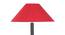 Hans Red Fabric Floor Lamp with Black Iron Base (Black) by Urban Ladder - Ground View Design 1 - 685571