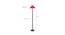 Hans Red Fabric Floor Lamp with Black Iron Base (Black) by Urban Ladder - Design 1 Dimension - 685591