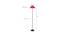 Mulan Red Fabric Floor Lamp with Black Iron Base (Black) by Urban Ladder - Design 1 Dimension - 685598