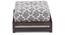 Raymond Footstool (Walnut Finish, Grey) by Urban Ladder - - 68702