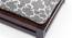 Raymond Footstool (Walnut Finish, Grey) by Urban Ladder - - 68703