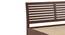 Vermont Storage Bed With Essential Foam Mattress (King Bed Size, Dark Walnut Finish) by Urban Ladder - - 687732