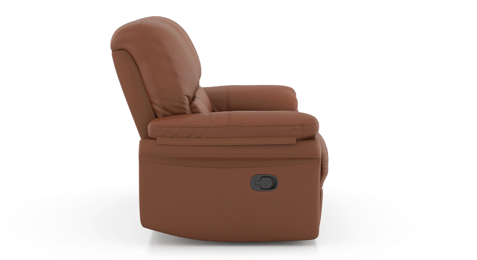 Bernice One Seater Recliner in Tan Colour Urban Ladder