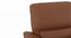 Bernice 3 Seater Fabric Recliner in Tan Fabric (Tan, Three Seater) by Urban Ladder - Rear View - 