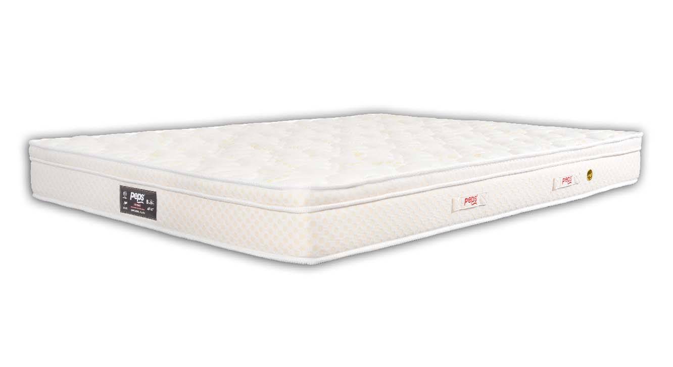 Restonic Carousel Pocket Spring Euro Top Plush Mattress Double Size Urban Ladder
