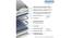 Restonic Sanibel Bonnel Spring Euro Top Mattress - Single Size (Grey, Single Mattress Type, 6 in Mattress Thickness (in Inches), 75 x 30 in Mattress Size) by Urban Ladder - Design 1 Close View - 691054