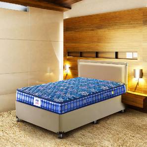 Mattresses Design Springkoil Bonnel Spring Mattress - Queen Size (Blue, Queen Mattress Type, 72 x 60 in Mattress Size, 6 in Mattress Thickness (in Inches))