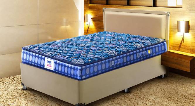 Springkoil Bonnel Spring Mattress - King Size (Blue, King Mattress Type, 6 in Mattress Thickness (in Inches), 72 x 72 in Mattress Size) by Urban Ladder - Cross View Design 1 - 692202