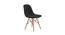Eames Replica Cushioned Velvet Living Room Dining Chair (Powder Coating Finish) by Urban Ladder - Front View Design 1 - 693701