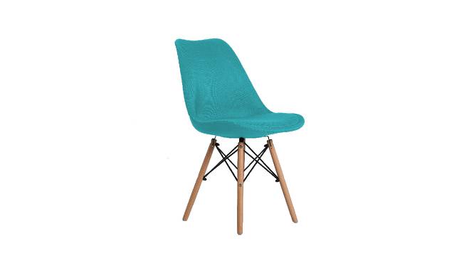 Eames Replica Nordan DSW Stylish Modern Cushion Fabric Side Dining Chair (Powder Coating Finish) by Urban Ladder - Front View Design 1 - 693702