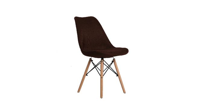 Eames Replica Nordan DSW Stylish Modern Cushion Fabric Side Dining Chair (Powder Coating Finish) by Urban Ladder - Front View Design 1 - 693703
