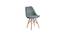 Eames Replica Nordan DSW Stylish Modern Cushion Fabric Side Dining Chair (Powder Coating Finish) by Urban Ladder - Front View Design 1 - 693705