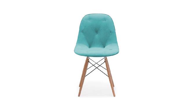 Eames Replica Cushioned Velvet Living Room Dining Chair (Powder Coating Finish) by Urban Ladder - Design 1 Side View - 693714