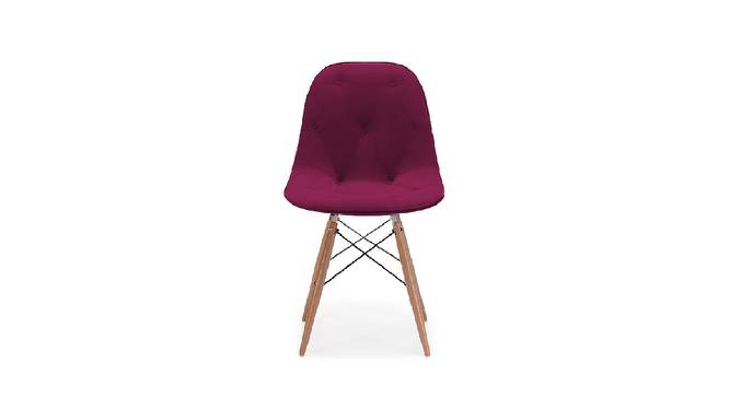 Eames Replica Cushioned Velvet Living Room Dining Chair (Powder Coating Finish) by Urban Ladder - Design 1 Side View - 693715