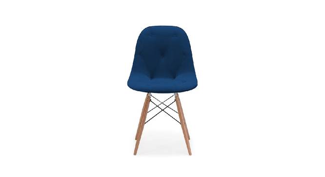 Eames Replica Cushioned Velvet Living Room Dining Chair (Powder Coating Finish) by Urban Ladder - Design 1 Side View - 693717