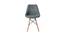 Eames Replica Nordan DSW Stylish Modern Cushion Fabric Side Dining Chair (Powder Coating Finish) by Urban Ladder - Design 1 Side View - 693725
