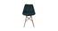 Eames Replica Nordan DSW Stylish Modern Cushion Fabric Side Dining Chair (Powder Coating Finish) by Urban Ladder - Design 1 Side View - 693727