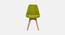 Eames Replica Scandinavian Solid Wood Legs Dining Living Room Chair (Powder Coating Finish) by Urban Ladder - Design 1 Side View - 693732