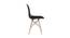 Style Modern Dining Armless Molded ABS Plastic Side Chair Set of 4 (Matte Finish) by Urban Ladder - Ground View Design 1 - 693738