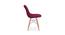Eames Replica Cushioned Velvet Living Room Dining Chair (Powder Coating Finish) by Urban Ladder - Ground View Design 1 - 693749