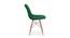 Eames Replica Cushioned Velvet Living Room Dining Chair (Powder Coating Finish) by Urban Ladder - Ground View Design 1 - 693751