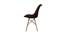 Eames Replica Nordan DSW Stylish Modern Cushion Fabric Side Dining Chair (Powder Coating Finish) by Urban Ladder - Ground View Design 1 - 693758