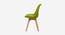 Eames Replica Scandinavian Solid Wood Legs Dining Living Room Chair (Powder Coating Finish) by Urban Ladder - Ground View Design 1 - 693768
