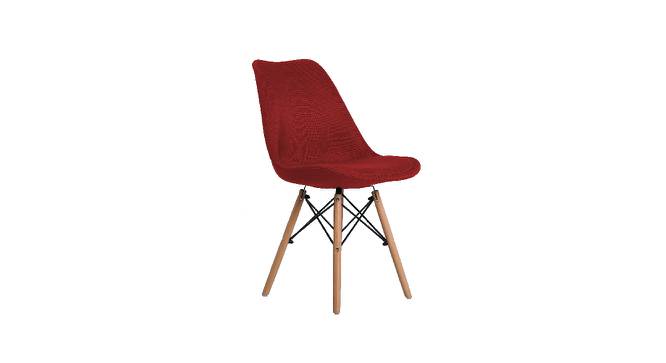 Eames Replica Nordan DSW Stylish Modern Cushion Fabric Side Dining Chair (Powder Coating Finish) by Urban Ladder - Front View Design 1 - 693776
