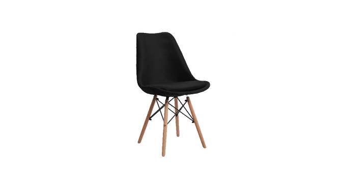 Eames Replica Nordan DSW Stylish Modern Cushion Fabric Side Dining Chair (Powder Coating Finish) by Urban Ladder - Front View Design 1 - 693777