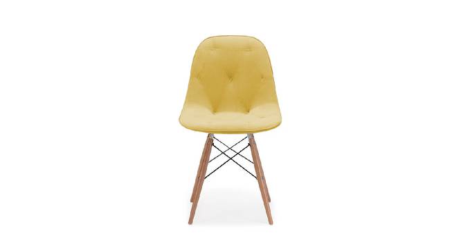 Eames Replica Cushioned Velvet Living Room Dining Chair (Powder Coating Finish) by Urban Ladder - Design 1 Side View - 693800