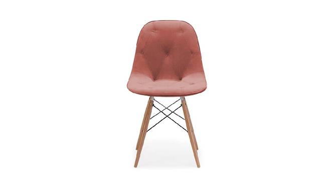 Eames Replica Cushioned Velvet Living Room Dining Chair (Powder Coating Finish) by Urban Ladder - Design 1 Side View - 693803