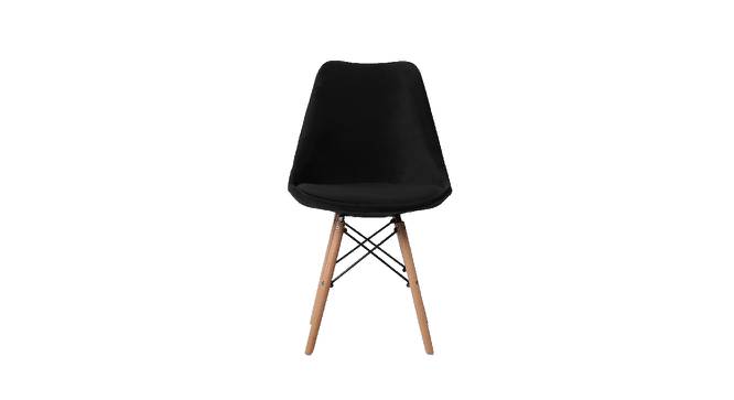 Eames Replica Nordan DSW Stylish Modern Cushion Fabric Side Dining Chair (Powder Coating Finish) by Urban Ladder - Design 1 Side View - 693806