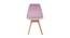 Eames Replica Scandinavian Solid Wood Legs Dining Living Room Chair (Powder Coating Finish) by Urban Ladder - Design 1 Side View - 693809
