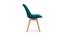 Eames Replica Scandinavian Solid Wood Legs Dining Living Room Chair (Powder Coating Finish) by Urban Ladder - Ground View Design 1 - 693838