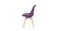 Eames Replica Scandinavian Solid Wood Legs Dining Living Room Chair (Powder Coating Finish) by Urban Ladder - Ground View Design 1 - 693841