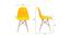 Style Modern Dining Armless Molded ABS Plastic Side Chair Set of 4 (Matte Finish) by Urban Ladder - Design 1 Dimension - 693875