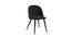 Romantic Vintage Dining Chairs Black Powdered Coated Metal Legs (Powder Coating Finish) by Urban Ladder - Front View Design 1 - 693900