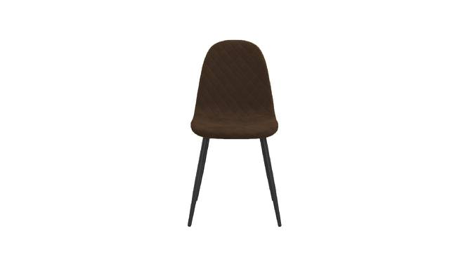 Eames Replica Quilted Velvet Dining Chair (Powder Coating Finish) by Urban Ladder - Design 1 Side View - 693913