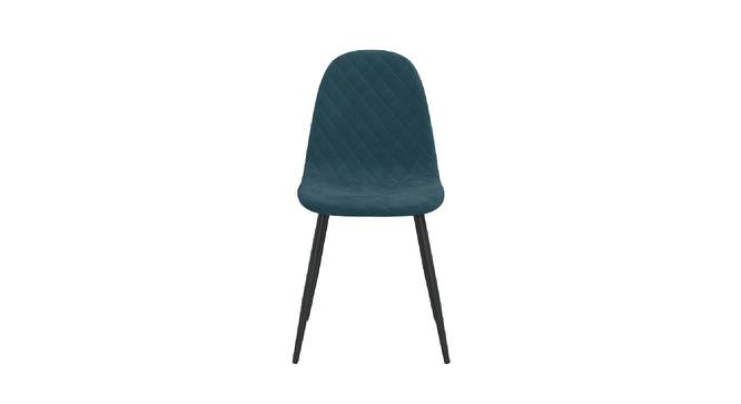 Eames Replica Quilted Velvet Dining Chair (Powder Coating Finish) by Urban Ladder - Design 1 Side View - 693915