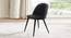 Romantic Vintage Dining Chairs Black Powdered Coated Metal Legs (Powder Coating Finish) by Urban Ladder - Design 1 Side View - 693918
