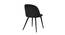 Romantic Vintage Dining Chairs Black Powdered Coated Metal Legs (Powder Coating Finish) by Urban Ladder - Ground View Design 1 - 693956