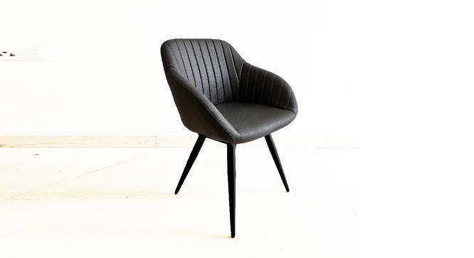 Unique PU Faux Leather Dining Chair (Powder Coating Finish) by Urban Ladder - Front View Design 1 - 693967