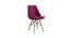 Eames Replica Nordan DSW Stylish Modern Cushion Fabric Side Dining Chair (Powder Coating Finish) by Urban Ladder - Front View Design 1 - 693980